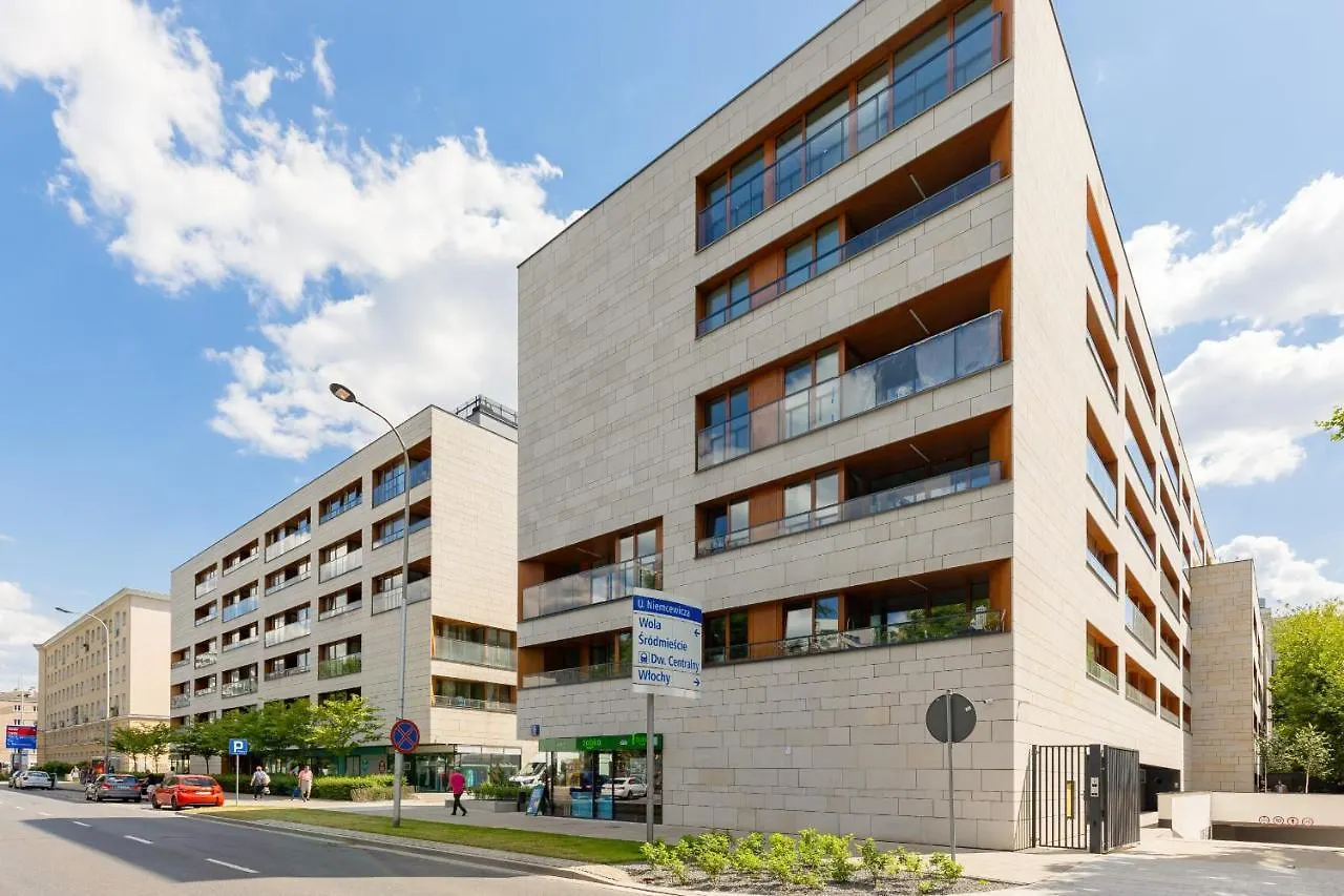Lux Apartment Niemcewicza With Ac & Balcony Warsaw Ochota By Noclegi Renters